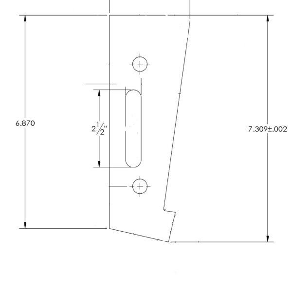 Upper Flat Bar Shear Blade
