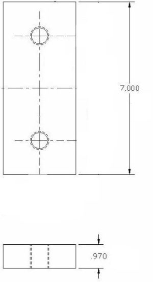 7" Flat Bar Shear Blade